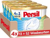 Persil - Discs Sensitive Wascapsules - 52 (4x13 wasbeurten) - voordeelverpakking - wascapsules voor de gevoelige huid