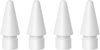 Replacement tip voor Apple Pencil 1/2 - 4 stuks - geschikt voor Apple Pencil generatie 1 & 2 - Apple Pencil Punt vervanger - Wit