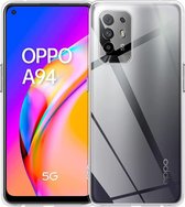 Oppo A94 5G hoesje siliconen case transparant