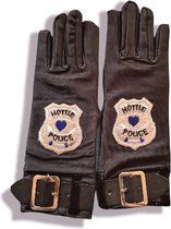 dames handschoen  s/xs politiepak, police , Carnaval Kindercrea
