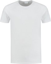 Purewhite -  Heren Regular Fit   T-shirt  - Wit - Maat M