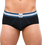Slip - Bluebuck - Organisch katoen - Elastisch tailleband - Zwart - Maat XS