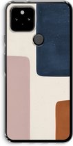 Case Company® - Google Pixel 5 hoesje - Geo #5 - Soft Cover Telefoonhoesje - Bescherming aan alle Kanten en Schermrand