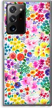 Case Company® - Samsung Galaxy Note 20 Ultra / Note 20 Ultra 5G hoesje - Little Flowers - Soft Cover Telefoonhoesje - Bescherming aan alle Kanten en Schermrand