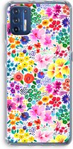 Case Company® - Motorola Moto G9 Plus hoesje - Little Flowers - Soft Cover Telefoonhoesje - Bescherming aan alle Kanten en Schermrand