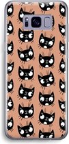 Case Company® - Samsung Galaxy S8 hoesje - Kat - Soft Cover Telefoonhoesje - Bescherming aan alle Kanten en Schermrand