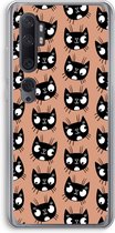 Case Company® - Xiaomi Mi Note 10 hoesje - Kat - Soft Cover Telefoonhoesje - Bescherming aan alle Kanten en Schermrand