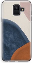 Case Company® - Samsung Galaxy A6 (2018) hoesje - Geo #1 - Soft Cover Telefoonhoesje - Bescherming aan alle Kanten en Schermrand