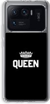 Case Company® - Xiaomi Mi 11 Ultra hoesje - Queen zwart - Soft Cover Telefoonhoesje - Bescherming aan alle Kanten en Schermrand