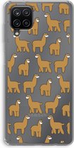 Case Company® - Samsung Galaxy A12 hoesje - Alpacas - Soft Cover Telefoonhoesje - Bescherming aan alle Kanten en Schermrand