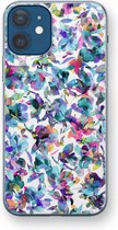 Case Company® - iPhone 12 mini hoesje - Hibiscus Flowers - Soft Cover Telefoonhoesje - Bescherming aan alle Kanten en Schermrand