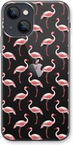 Case Company® - iPhone 13 hoesje - Flamingo - Soft Cover Telefoonhoesje - Bescherming aan alle Kanten en Schermrand