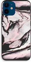 Case Company® - iPhone 12 mini hoesje - Roze stroom - Biologisch Afbreekbaar Telefoonhoesje - Bescherming alle Kanten en Schermrand