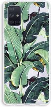 Case Company® - Samsung Galaxy A71 hoesje - Bananenbladeren - Soft Cover Telefoonhoesje - Bescherming aan alle Kanten en Schermrand