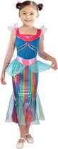 verkleedjurk Rainbow meisjes polyester 4 jaar