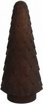 decoratie kerstboom Joren 24 cm glas bruin