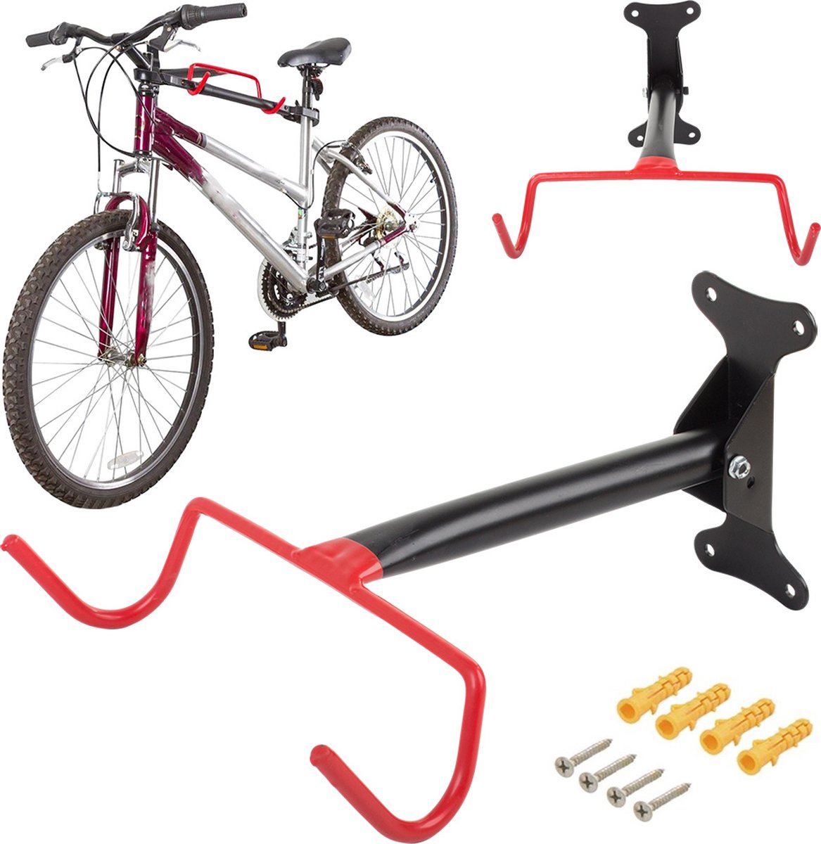 Bike Wall Mount sticks, Wooden Bike Hook / Bike Rack / Bike Storage / Fiets  Ophangsysteem / Fiets Ophangen / Fiets Muurbeugel / Fiets Haak 