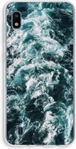 Case Company® - Samsung Galaxy A10 hoesje - Zee golf - Soft Cover Telefoonhoesje - Bescherming aan alle Kanten en Schermrand