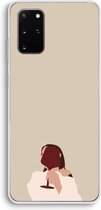 Case Company® - Samsung Galaxy S20 Plus hoesje - I drink wine - Soft Cover Telefoonhoesje - Bescherming aan alle Kanten en Schermrand