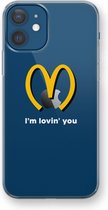 Case Company® - iPhone 12 hoesje - I'm lovin' you - Soft Cover Telefoonhoesje - Bescherming aan alle Kanten en Schermrand