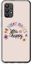 Case Company® - Samsung Galaxy A32 4G hoesje - Happy days - Soft Cover Telefoonhoesje - Bescherming aan alle Kanten en Schermrand