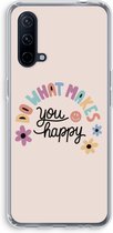 Case Company® - OnePlus Nord CE 5G hoesje - Happy days - Soft Cover Telefoonhoesje - Bescherming aan alle Kanten en Schermrand