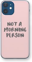 Case Company® - iPhone 12 hoesje - Morning person - Soft Cover Telefoonhoesje - Bescherming aan alle Kanten en Schermrand