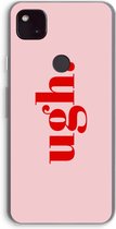 Case Company® - Google Pixel 4a 5G hoesje - Ugh - Soft Cover Telefoonhoesje - Bescherming aan alle Kanten en Schermrand