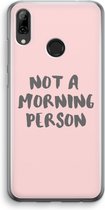 Case Company® - Huawei P Smart (2019) hoesje - Morning person - Soft Cover Telefoonhoesje - Bescherming aan alle Kanten en Schermrand