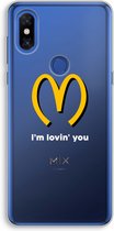 Case Company® - Xiaomi Mi Mix 3 hoesje - I'm lovin' you - Soft Cover Telefoonhoesje - Bescherming aan alle Kanten en Schermrand