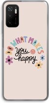 Case Company® - Xiaomi Poco M3 Pro 5G hoesje - Happy days - Soft Cover Telefoonhoesje - Bescherming aan alle Kanten en Schermrand