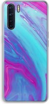 Case Company® - Oppo A91 hoesje - Zweverige regenboog - Soft Cover Telefoonhoesje - Bescherming aan alle Kanten en Schermrand