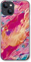 Case Company® - iPhone 13 hoesje - Pastel Echoes - Soft Cover Telefoonhoesje - Bescherming aan alle Kanten en Schermrand