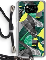 Case Company® - Poco X3 Pro hoesje met Koord - Fantasie jungle - Telefoonhoesje met Zwart Koord - Bescherming aan alle Kanten en Over de Schermrand