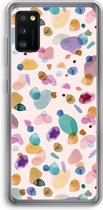 Case Company® - Samsung Galaxy A41 hoesje - Terrazzo Memphis - Soft Cover Telefoonhoesje - Bescherming aan alle Kanten en Schermrand