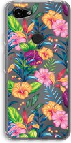 Case Company® - Google Pixel 3a hoesje - Tropisch 2 - Soft Cover Telefoonhoesje - Bescherming aan alle Kanten en Schermrand