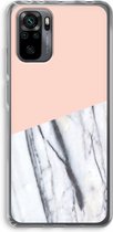 Case Company® - Xiaomi Redmi Note 10 Pro hoesje - A touch of peach - Soft Cover Telefoonhoesje - Bescherming aan alle Kanten en Schermrand