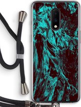Case Company® - OnePlus 7 hoesje met Koord - Ice Age - Telefoonhoesje met Zwart Koord - Bescherming aan alle Kanten en Over de Schermrand