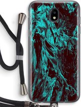 Case Company® - Samsung Galaxy J5 (2017) hoesje met Koord - Ice Age - Telefoonhoesje met Zwart Koord - Bescherming aan alle Kanten en Over de Schermrand