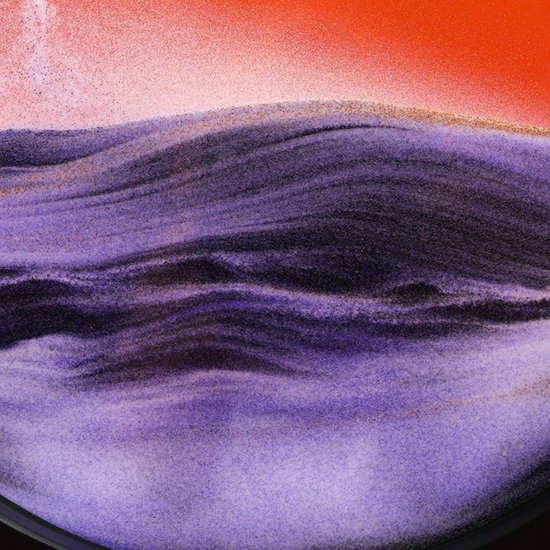 Thumbnail van een extra afbeelding van het spel Pico NL® Bewegende Zandkunst Paars - Zandloper - Decoratieve kunst - 30 x 30 cm