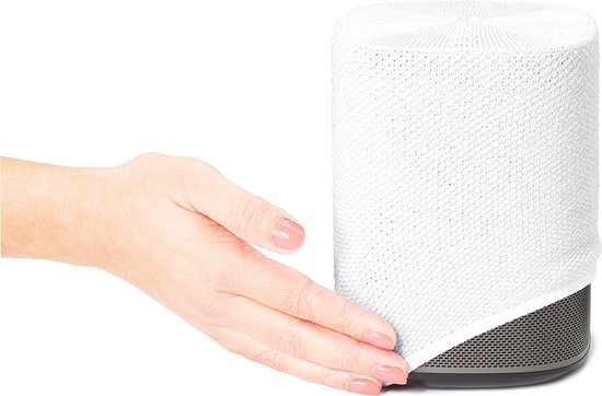 Soundskins - Luxe textielhoes / Luidsprekeraccessoire - Compatibel met Sonos One (SL) - Helder wit van Merkloos — afbeelding 4
