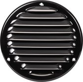 Ventilatierooster, afvoerlucht, afzuigrooster, garages, insectenbescherming, ventilatie, 250 x 170 mm, zwart