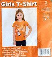 Meisje T-shirt - Cutie - Voor Koningsdag - Holland - Nr1 - Maat: 86/92 - Oranje - Nederland - WK 2022