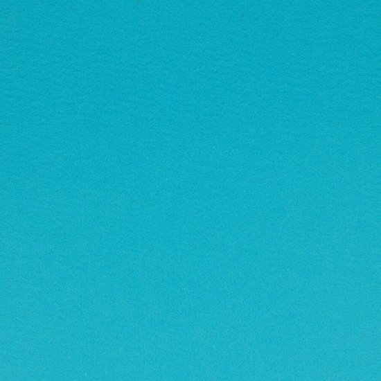 Effen turquoise vilten lap van 30 cm x 20 cm.