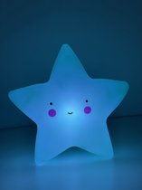 Kinderlampje - Nachtlamp - Ster- Kinderkamer - Blauw - Star - Baby