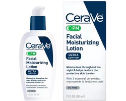 CeraVe Hydraterende gezichtslotion - Hyaluronic Acid - Travel Size - 60ml