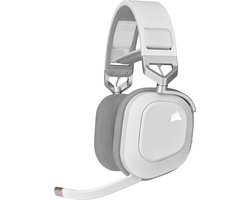 Corsair HS80 RGB Draadloze Gaming Headset - PS4, PS5 & PC - Wit