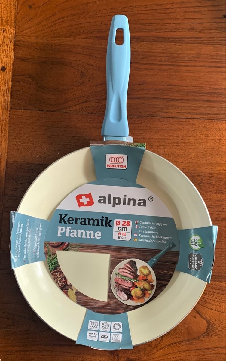 Alpina Keramische koekenpan , geschikt voor inductie, 28 cm | bol.com