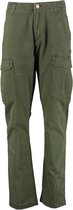 Wrangler casey armygroene cargo chino katoen stretch - Maat W28-L32