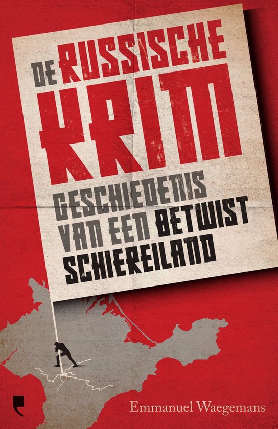 Boekomslag 'De Russische Krim' met de tekst 'Geschiedenis van een betwist schiereiland'.
